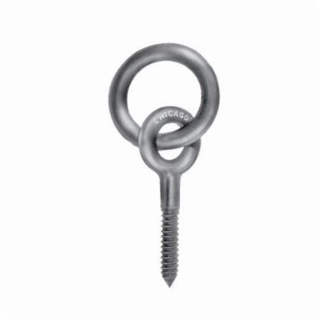 Chicago Hardware Eye Bolt 5/16", 2-1/4 in Shank, 5/8 in ID, Steel, Hot Dipped Galvanized 09010 0